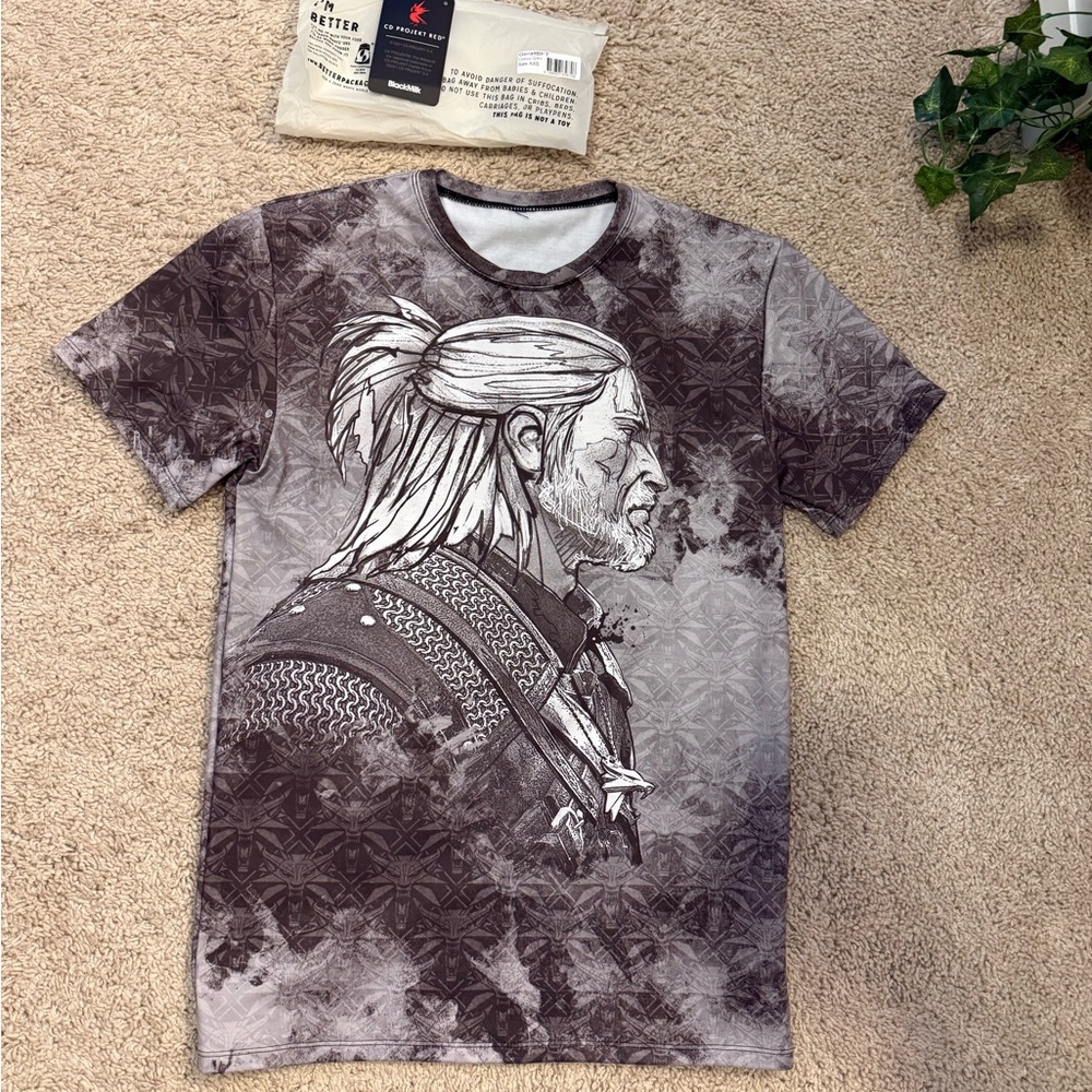 GERALT BFT SIZE SHIRT XXS NWT GREY BLACK BLACKMILK THE WITCHER CD PROJEKT RED
